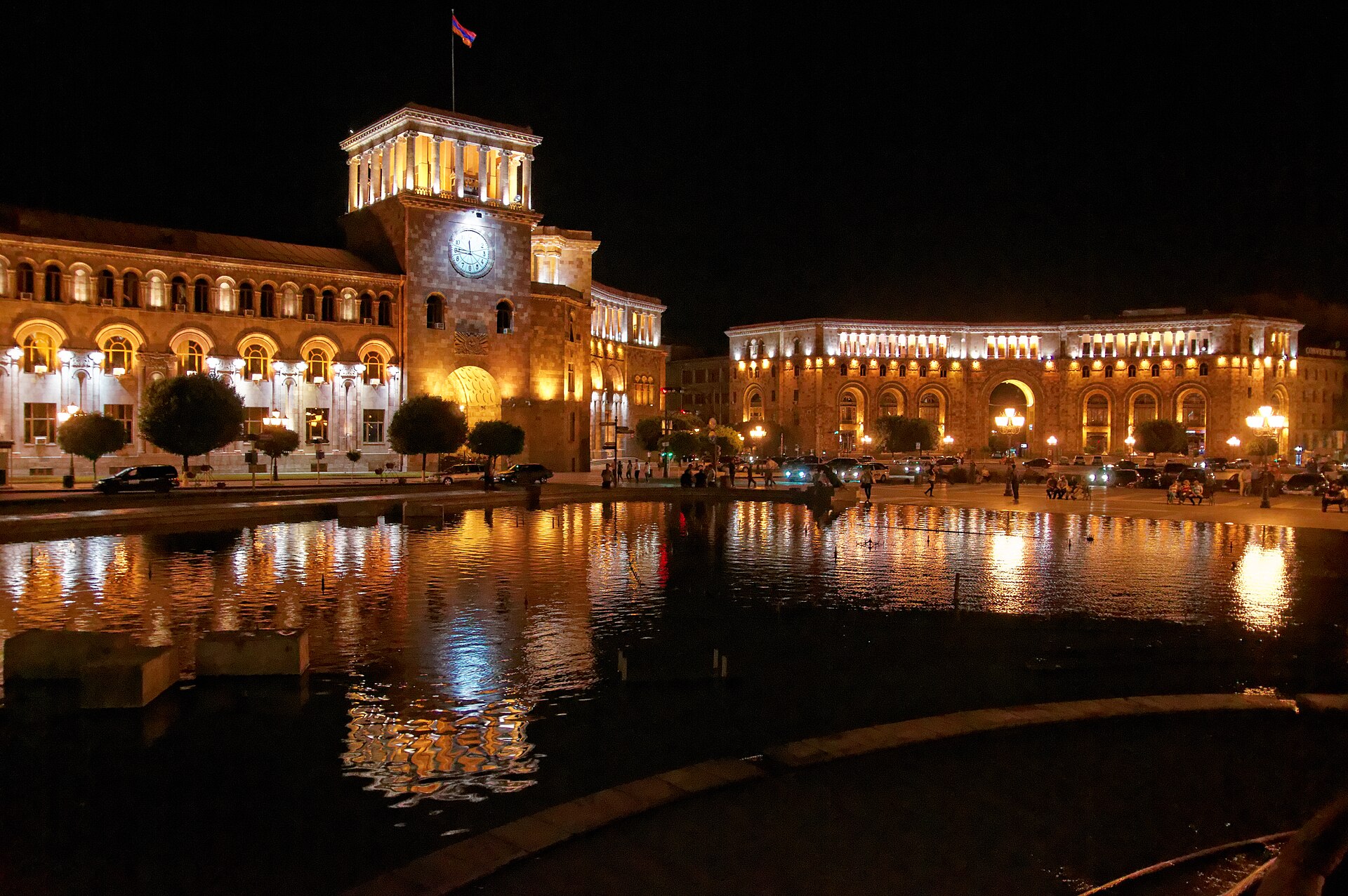 Yerevan at night